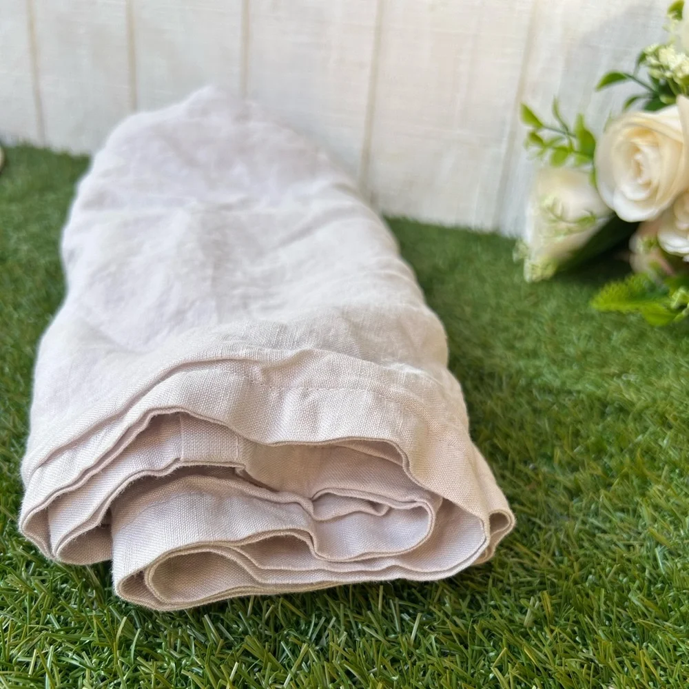 Coyuchi 100% Organic Linen Made in Portugal pillowcase size 38” X 15” One Only